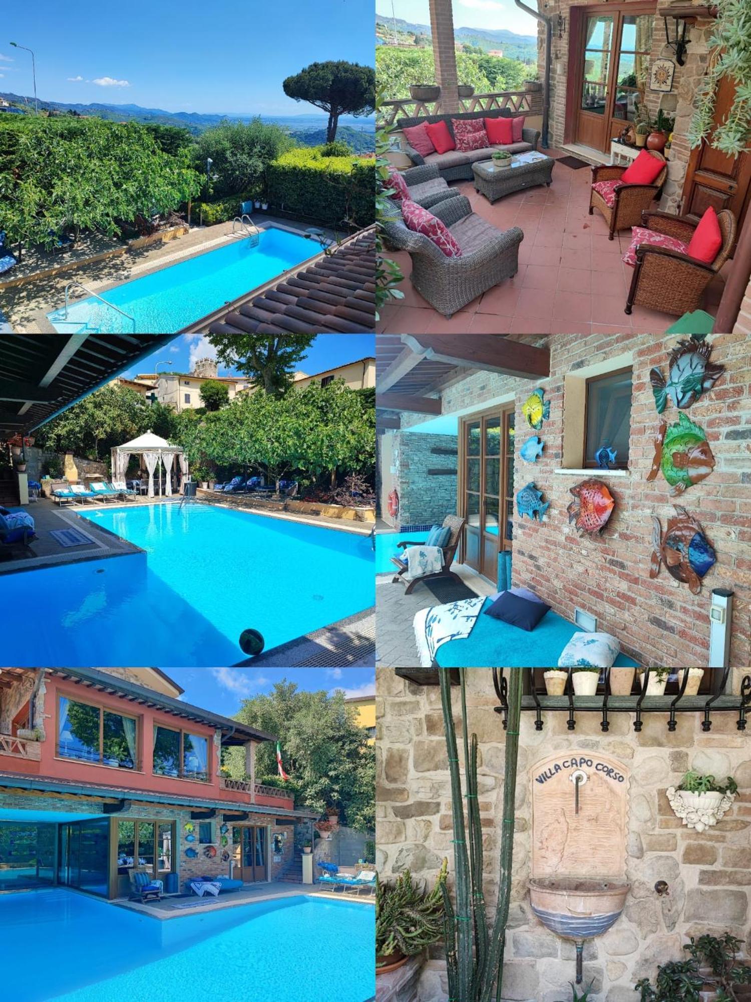Villa Capo Corso Corsanico-Bargecchia Eksteriør billede